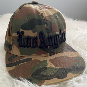 Nothing Nowhere Camo City Snapback Hat - Los Angeles